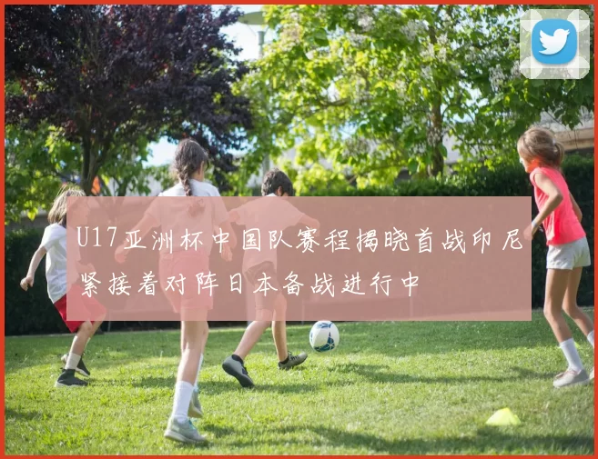 U17亚洲杯中国队赛程揭晓首战印尼紧接着对阵日本备战进行中